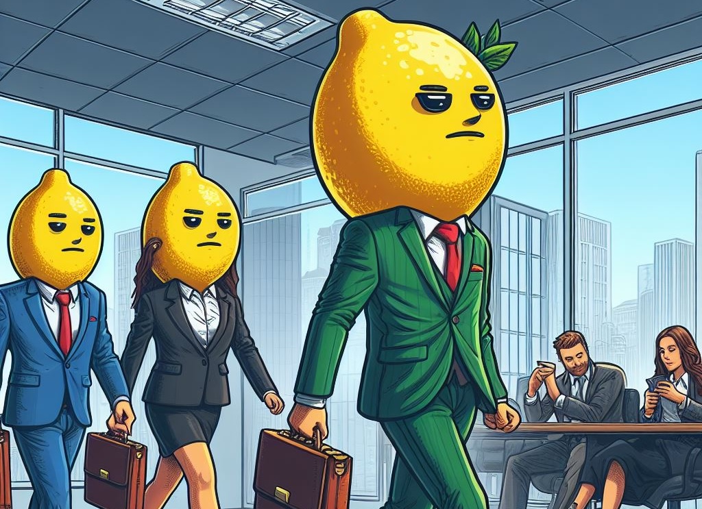 VIPs walking into meeting