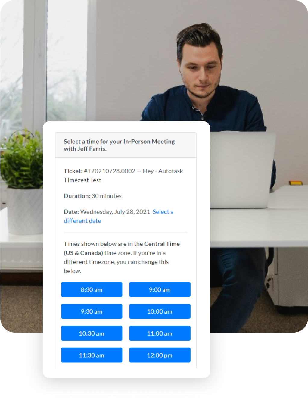 Schedule Directly from Tickets